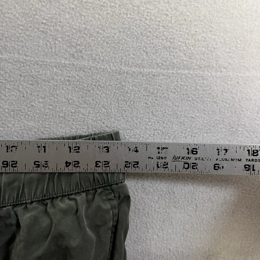 BANANA REPUBLIC Tencel Cargo Jogger Pants Pull On Lyocell Women's Size XS Green